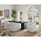 Manhattan Comfort Anna Round Faux Leather Dining Armchair in Cream DC059AR-CR - alternate 6